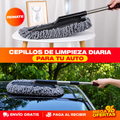 Plumero Cepillo Plano de Microfibra para Autos