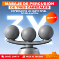 Masajeador Muscular Profesional de Cabezal Triple