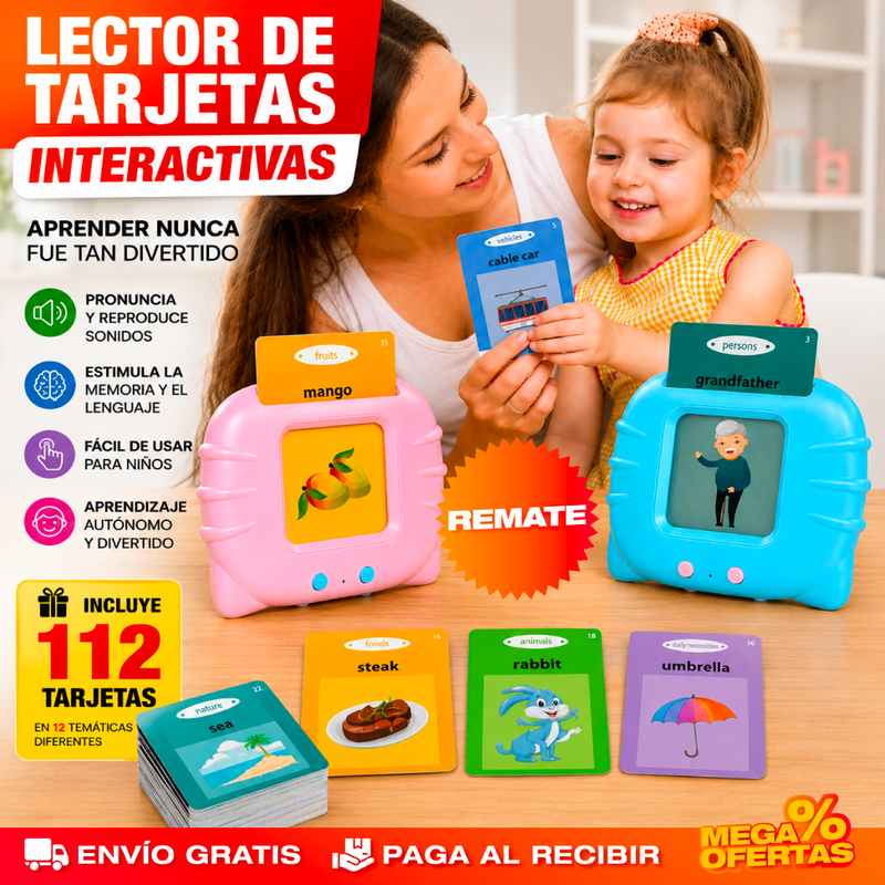 MÁQUINA TARJETAS JUEGO DE PALABRAS EN INGLÉS