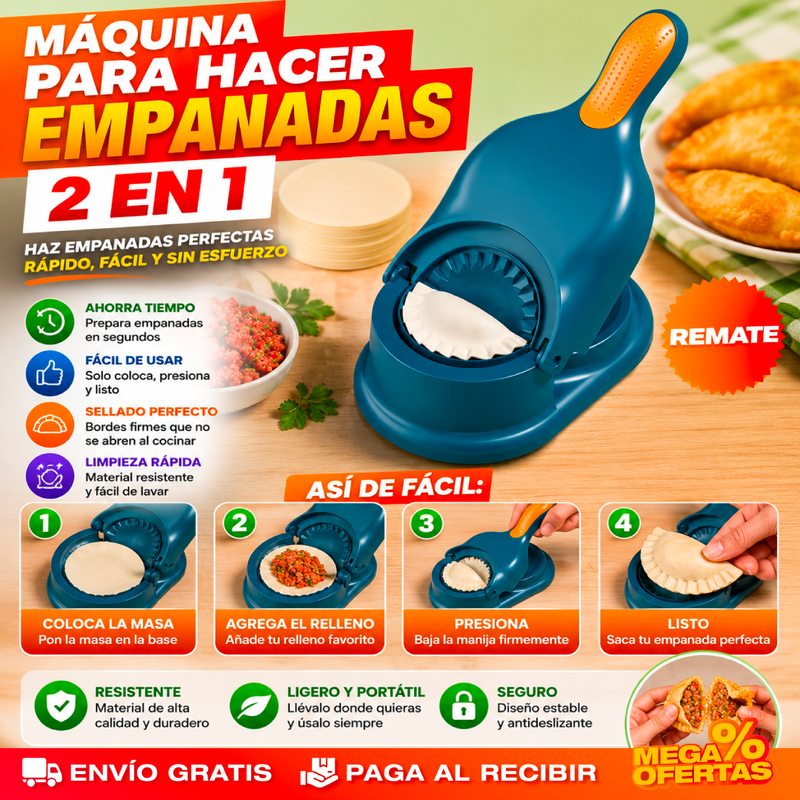 Máquina para Hacer Empanadas 2 en 1